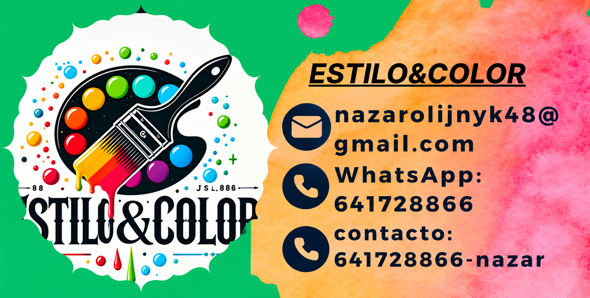 Екран проєкту Estilo & Color