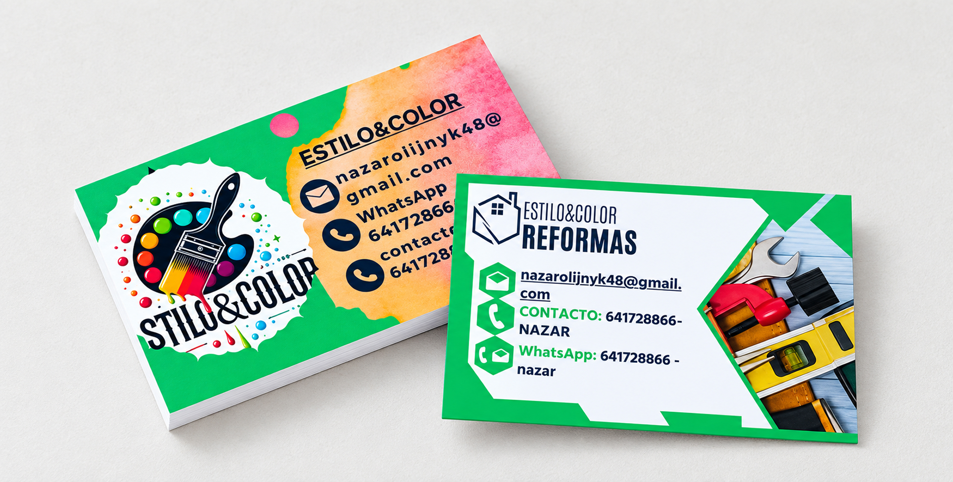 Екран проєкту Estilo & Color